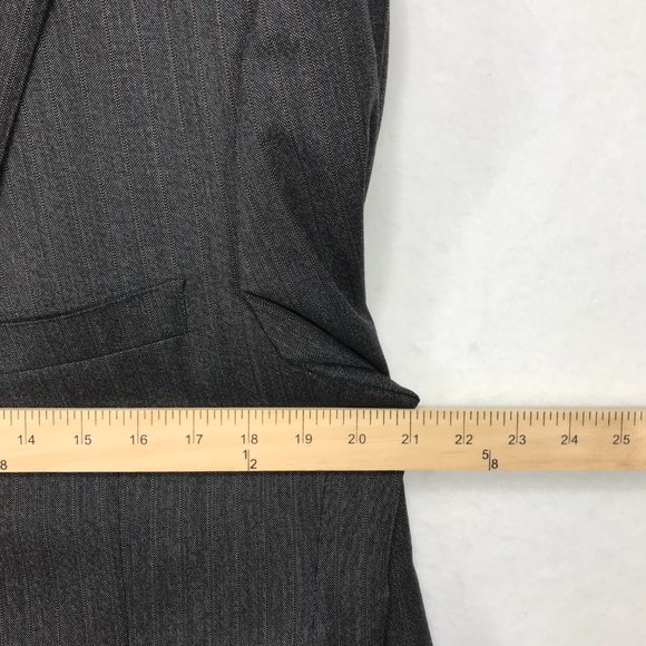 Hart Schaffner Marx Blazer Men's 42R Gray 2 Button Sport Coat Pin Stripe 2 vent - Picture 16 of 16